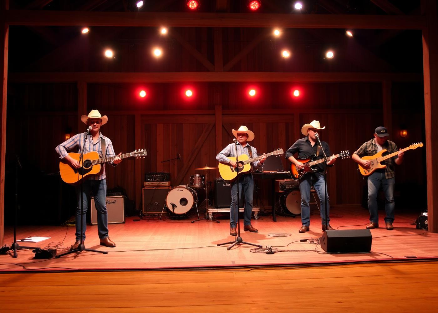 James Sanchez & The Good Ol' Boys Band on stage